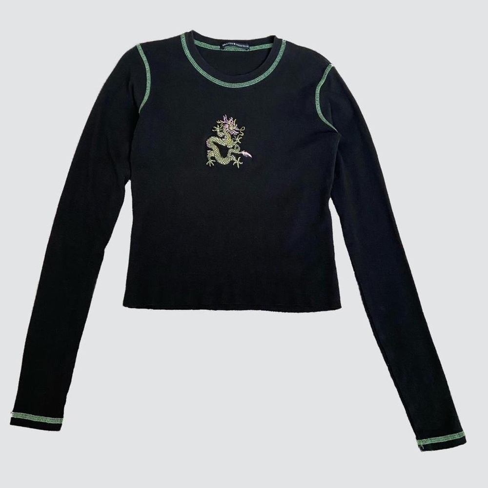 Brandy Melville long sleeve snake top